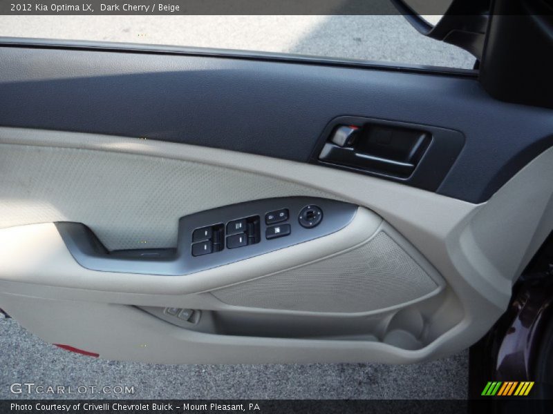 Dark Cherry / Beige 2012 Kia Optima LX