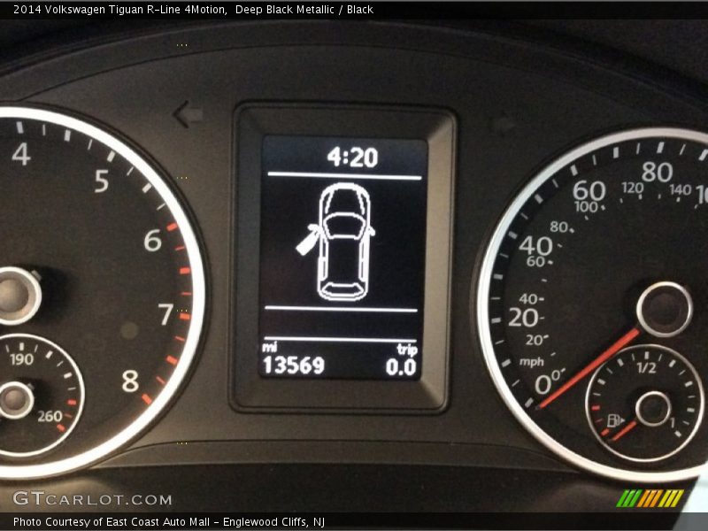 Deep Black Metallic / Black 2014 Volkswagen Tiguan R-Line 4Motion