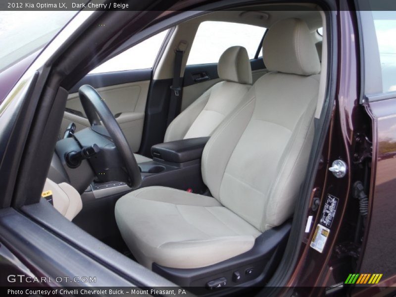 Dark Cherry / Beige 2012 Kia Optima LX
