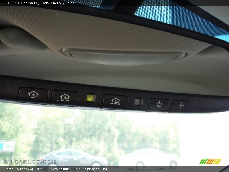 Dark Cherry / Beige 2012 Kia Optima LX