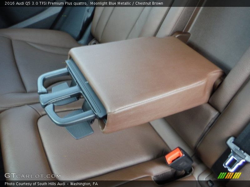 Moonlight Blue Metallic / Chestnut Brown 2016 Audi Q5 3.0 TFSI Premium Plus quattro