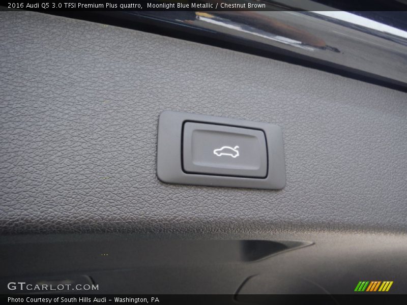 Moonlight Blue Metallic / Chestnut Brown 2016 Audi Q5 3.0 TFSI Premium Plus quattro