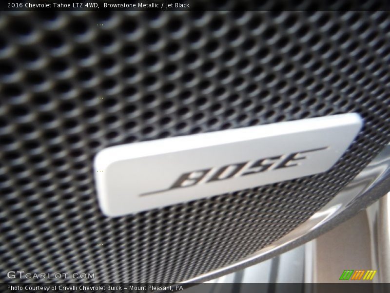Brownstone Metallic / Jet Black 2016 Chevrolet Tahoe LTZ 4WD