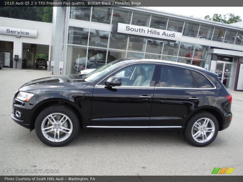 Brilliant Black / Pistachio Beige 2016 Audi Q5 2.0 TFSI Premium Plus quattro