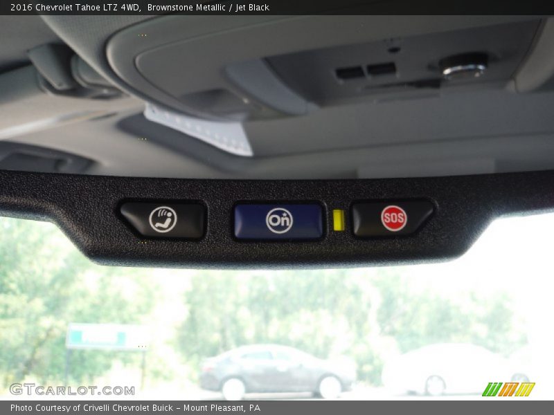 Brownstone Metallic / Jet Black 2016 Chevrolet Tahoe LTZ 4WD