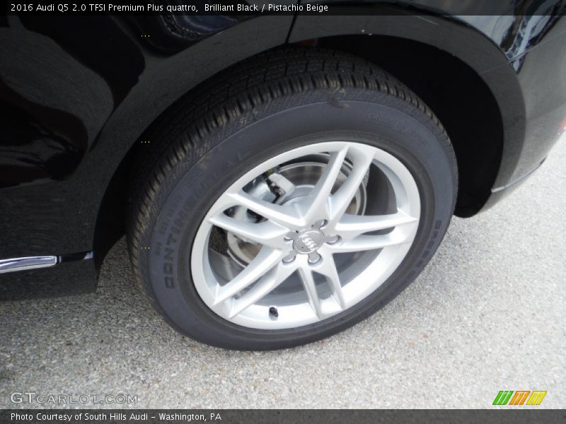 Brilliant Black / Pistachio Beige 2016 Audi Q5 2.0 TFSI Premium Plus quattro