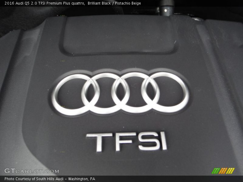 Brilliant Black / Pistachio Beige 2016 Audi Q5 2.0 TFSI Premium Plus quattro