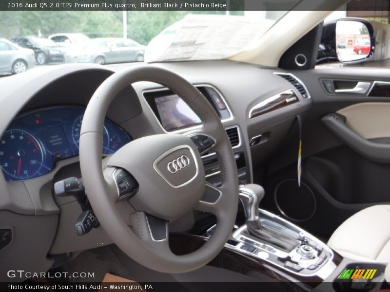 Brilliant Black / Pistachio Beige 2016 Audi Q5 2.0 TFSI Premium Plus quattro