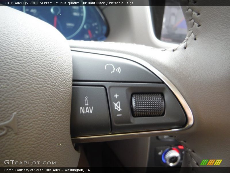 Brilliant Black / Pistachio Beige 2016 Audi Q5 2.0 TFSI Premium Plus quattro