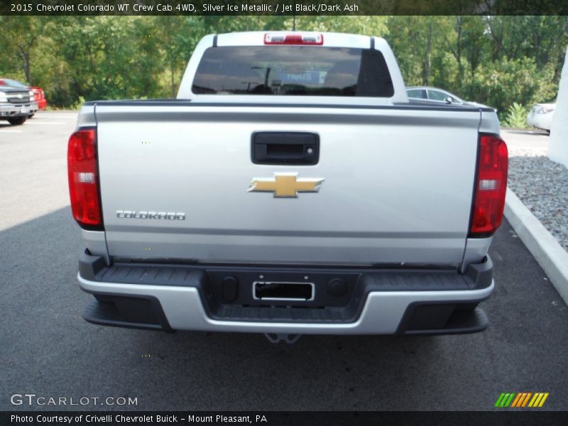 Silver Ice Metallic / Jet Black/Dark Ash 2015 Chevrolet Colorado WT Crew Cab 4WD