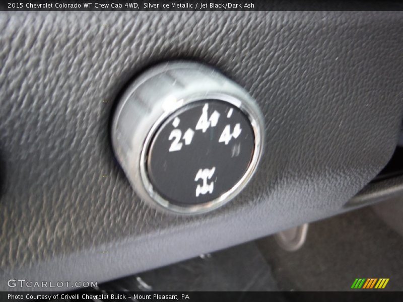 Silver Ice Metallic / Jet Black/Dark Ash 2015 Chevrolet Colorado WT Crew Cab 4WD
