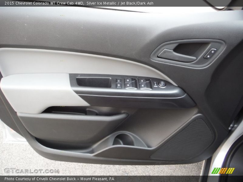 Silver Ice Metallic / Jet Black/Dark Ash 2015 Chevrolet Colorado WT Crew Cab 4WD
