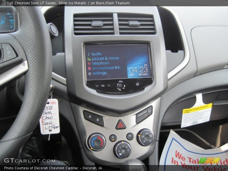 Controls of 2016 Sonic LT Sedan