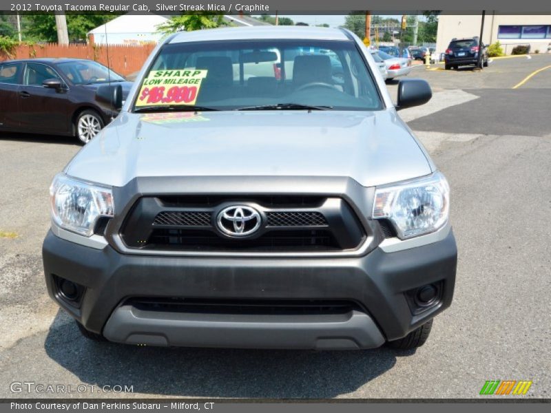 Silver Streak Mica / Graphite 2012 Toyota Tacoma Regular Cab