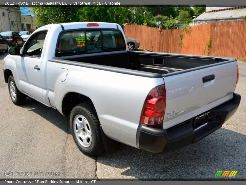 Silver Streak Mica / Graphite 2012 Toyota Tacoma Regular Cab