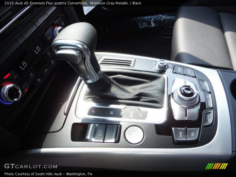 Monsoon Gray Metallic / Black 2016 Audi A5 Premium Plus quattro Convertible