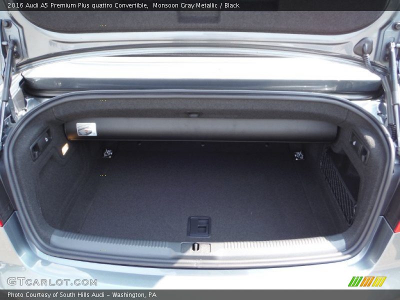 Monsoon Gray Metallic / Black 2016 Audi A5 Premium Plus quattro Convertible