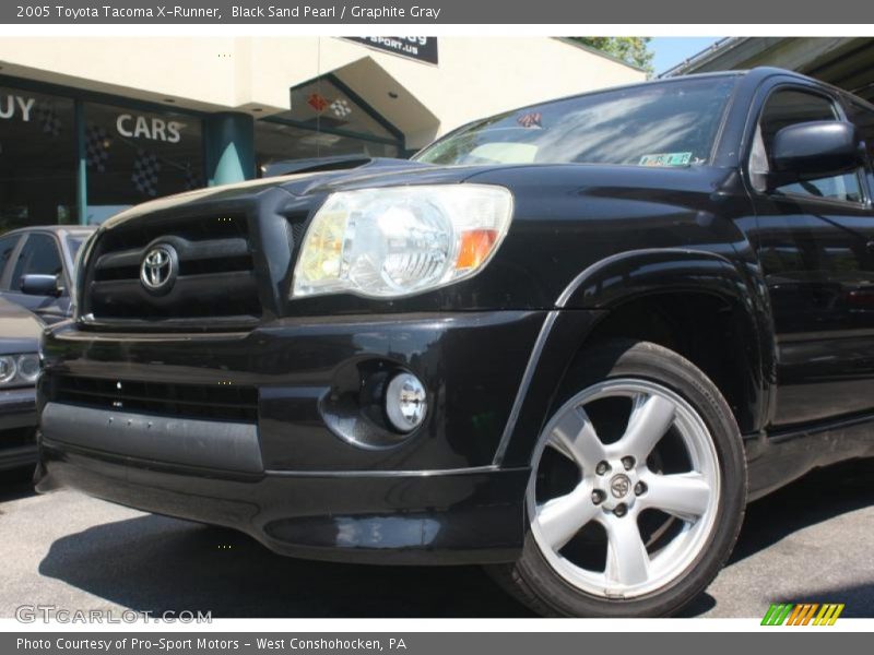 Black Sand Pearl / Graphite Gray 2005 Toyota Tacoma X-Runner