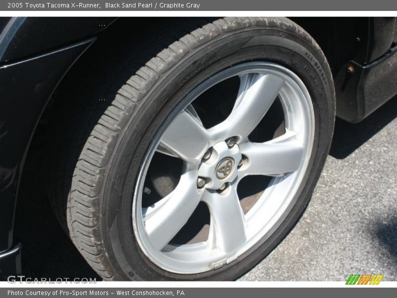 Black Sand Pearl / Graphite Gray 2005 Toyota Tacoma X-Runner