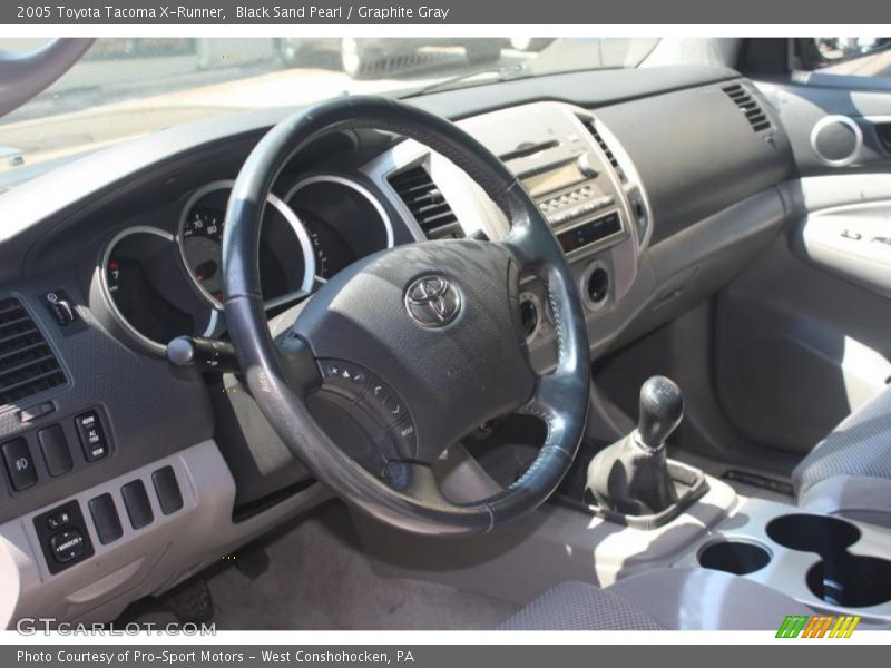 Black Sand Pearl / Graphite Gray 2005 Toyota Tacoma X-Runner