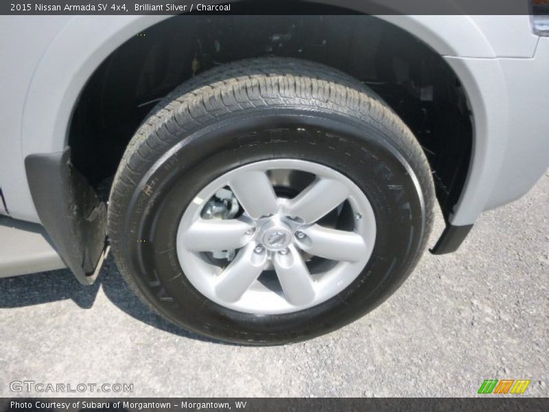 Brilliant Silver / Charcoal 2015 Nissan Armada SV 4x4