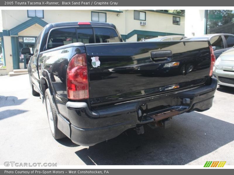Black Sand Pearl / Graphite Gray 2005 Toyota Tacoma X-Runner