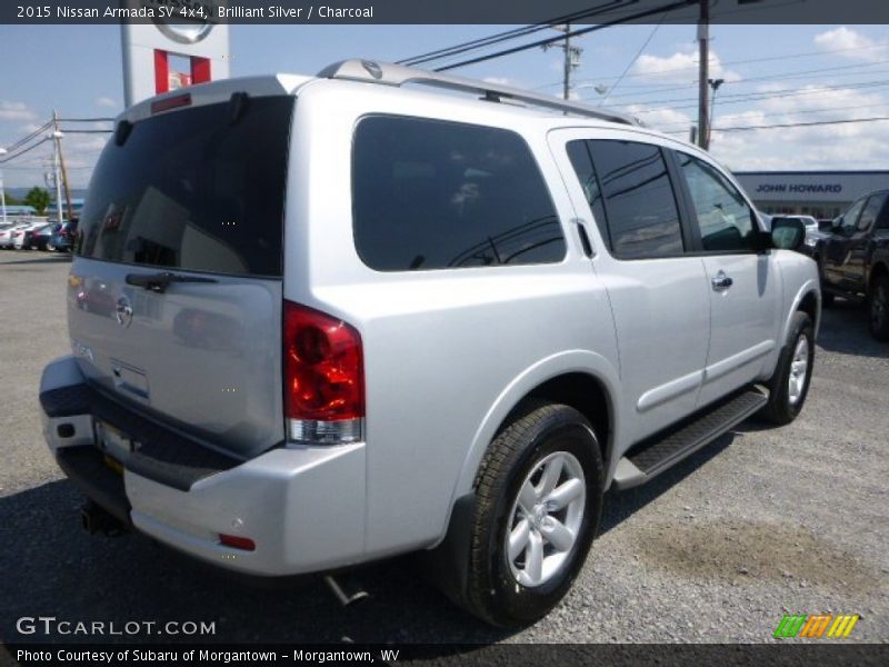 Brilliant Silver / Charcoal 2015 Nissan Armada SV 4x4