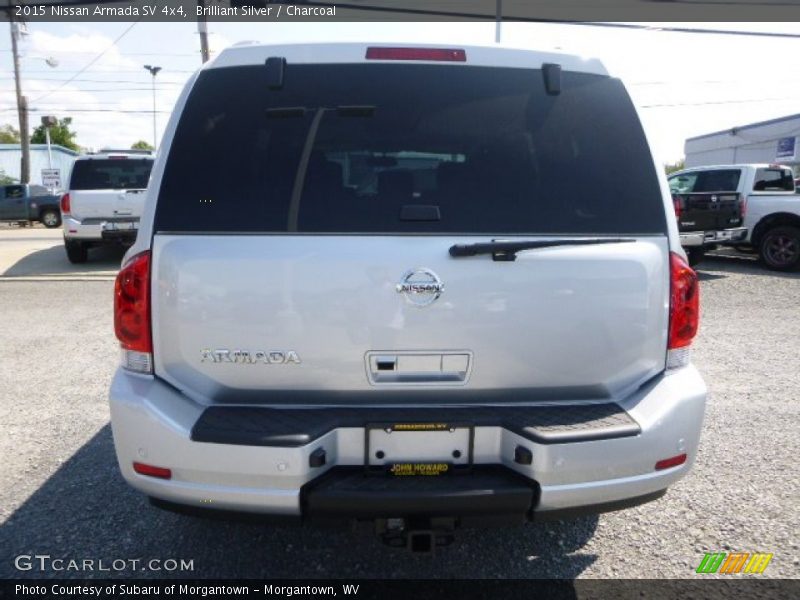 Brilliant Silver / Charcoal 2015 Nissan Armada SV 4x4
