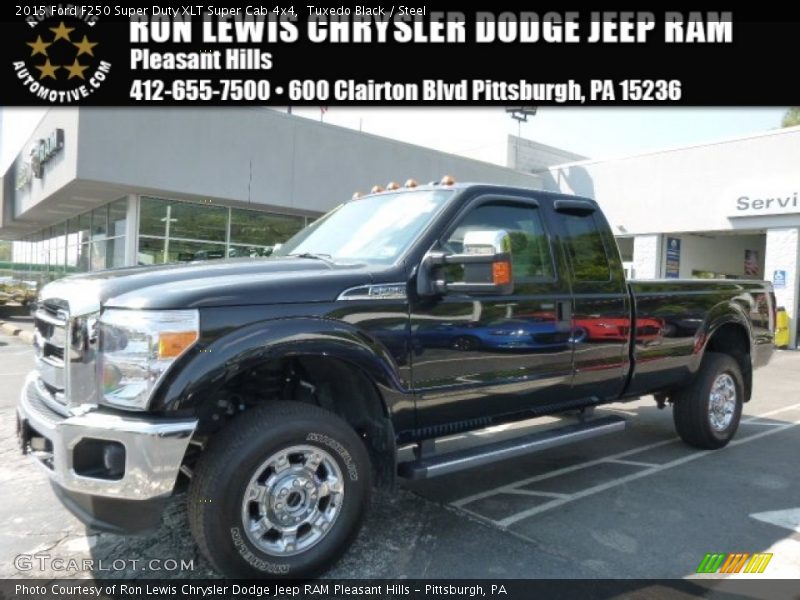 Tuxedo Black / Steel 2015 Ford F250 Super Duty XLT Super Cab 4x4