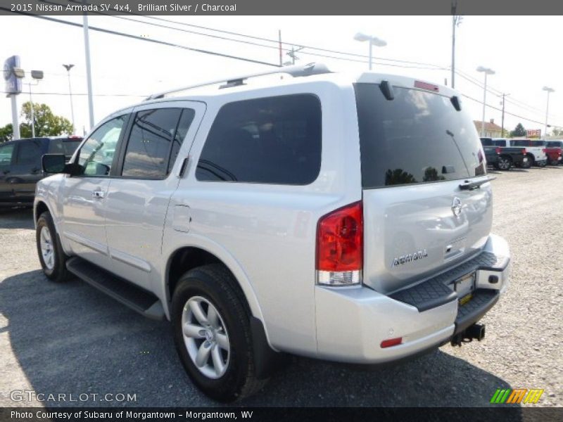 Brilliant Silver / Charcoal 2015 Nissan Armada SV 4x4