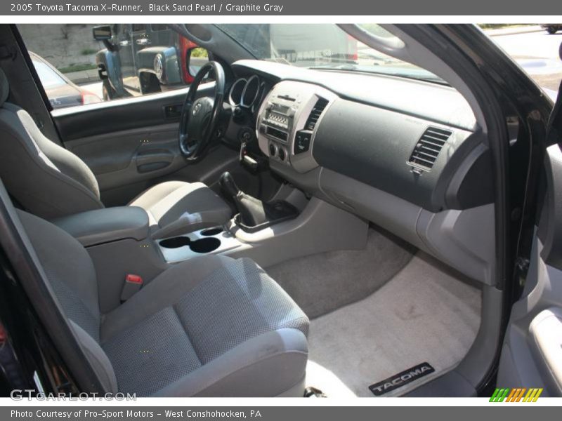 Black Sand Pearl / Graphite Gray 2005 Toyota Tacoma X-Runner