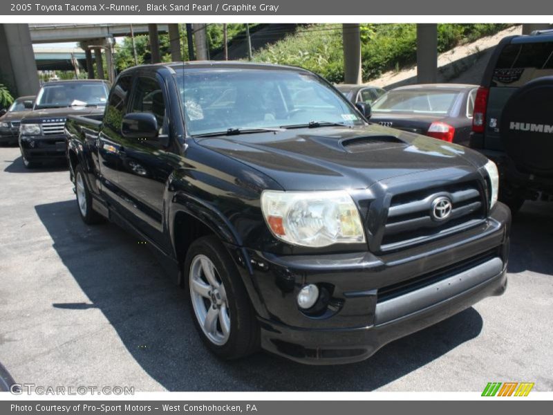 Black Sand Pearl / Graphite Gray 2005 Toyota Tacoma X-Runner