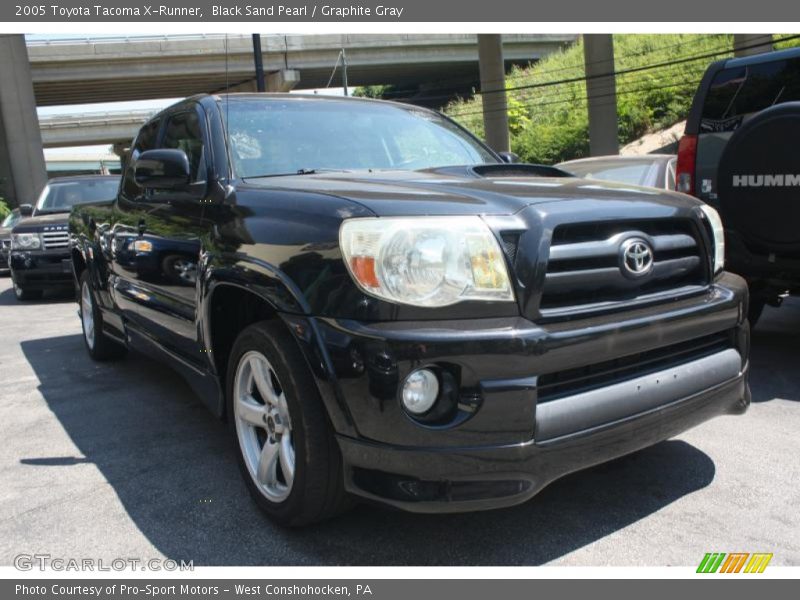 Black Sand Pearl / Graphite Gray 2005 Toyota Tacoma X-Runner