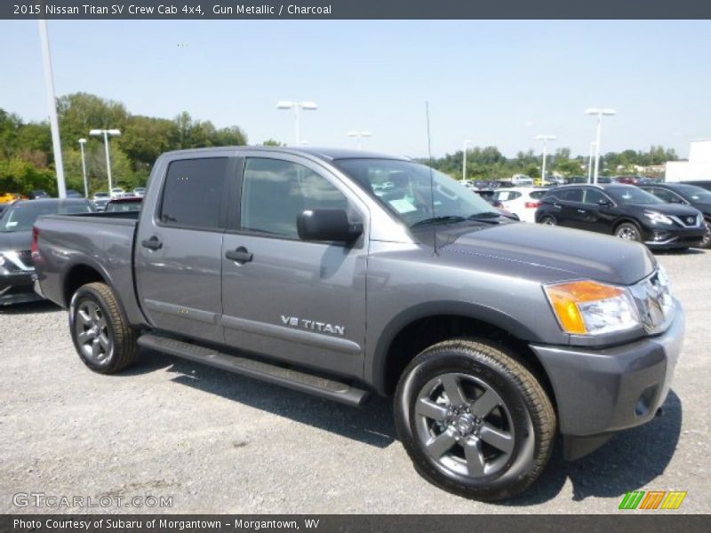 Gun Metallic / Charcoal 2015 Nissan Titan SV Crew Cab 4x4