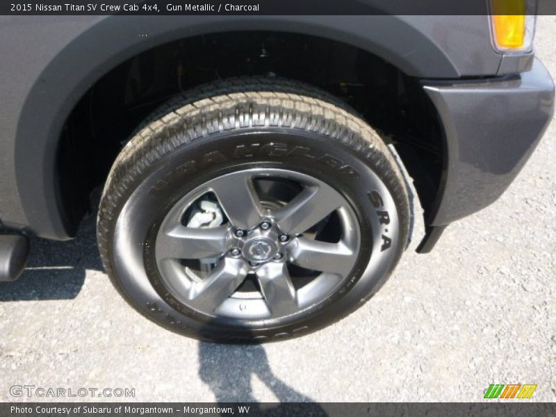Gun Metallic / Charcoal 2015 Nissan Titan SV Crew Cab 4x4