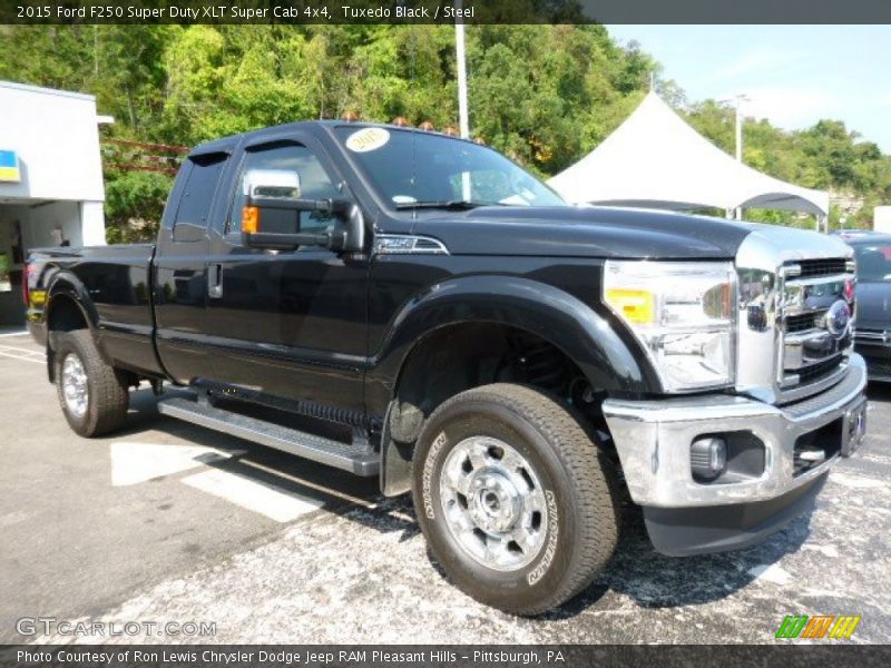 Tuxedo Black / Steel 2015 Ford F250 Super Duty XLT Super Cab 4x4