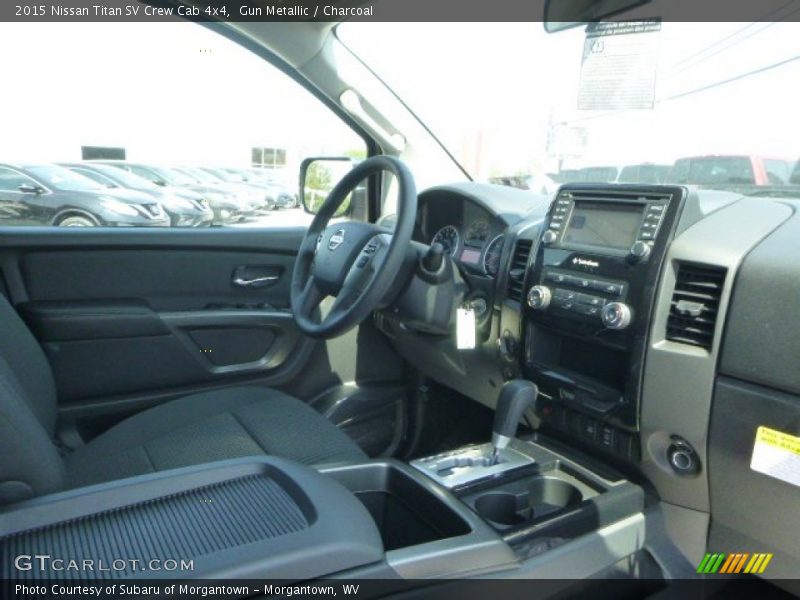 Gun Metallic / Charcoal 2015 Nissan Titan SV Crew Cab 4x4