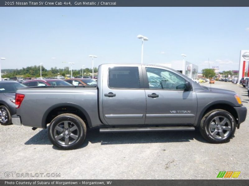 Gun Metallic / Charcoal 2015 Nissan Titan SV Crew Cab 4x4