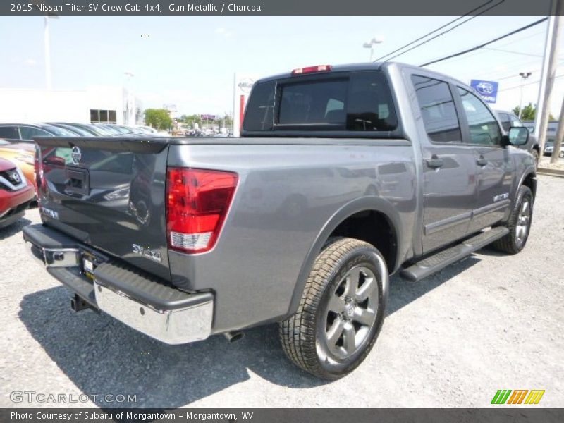 Gun Metallic / Charcoal 2015 Nissan Titan SV Crew Cab 4x4