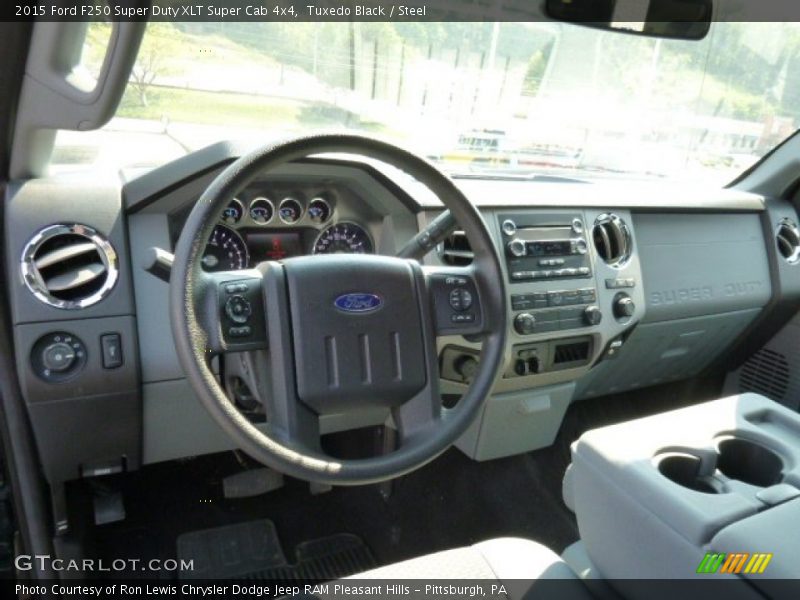 Tuxedo Black / Steel 2015 Ford F250 Super Duty XLT Super Cab 4x4