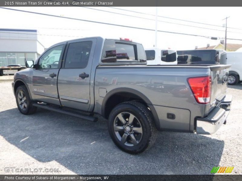 Gun Metallic / Charcoal 2015 Nissan Titan SV Crew Cab 4x4