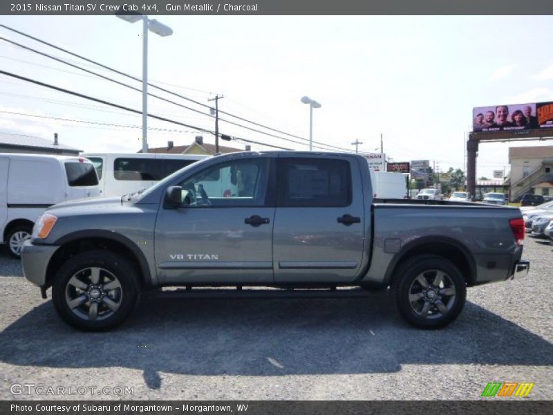 Gun Metallic / Charcoal 2015 Nissan Titan SV Crew Cab 4x4