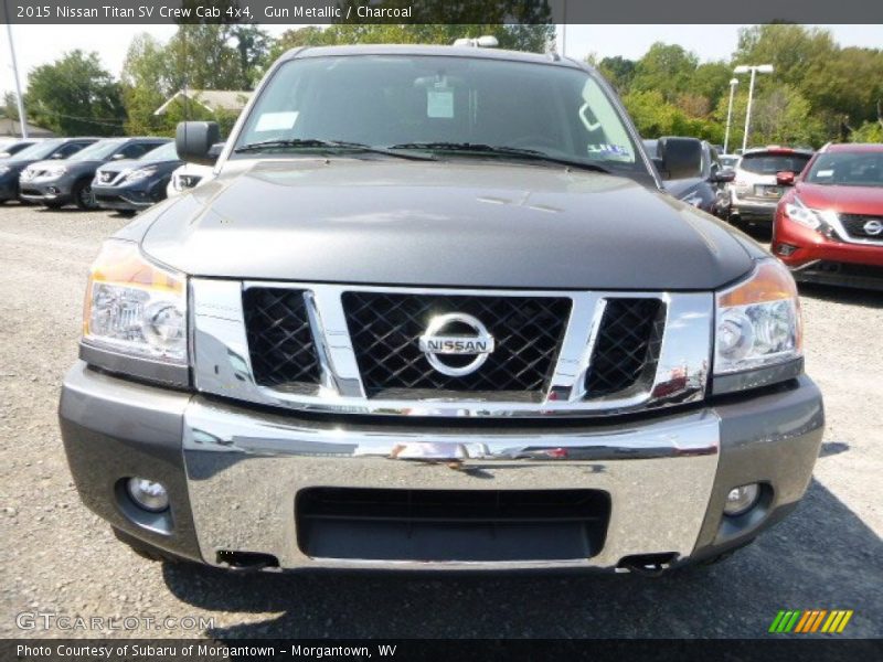 Gun Metallic / Charcoal 2015 Nissan Titan SV Crew Cab 4x4