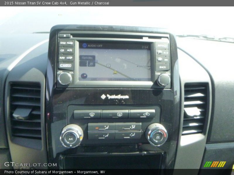 Gun Metallic / Charcoal 2015 Nissan Titan SV Crew Cab 4x4