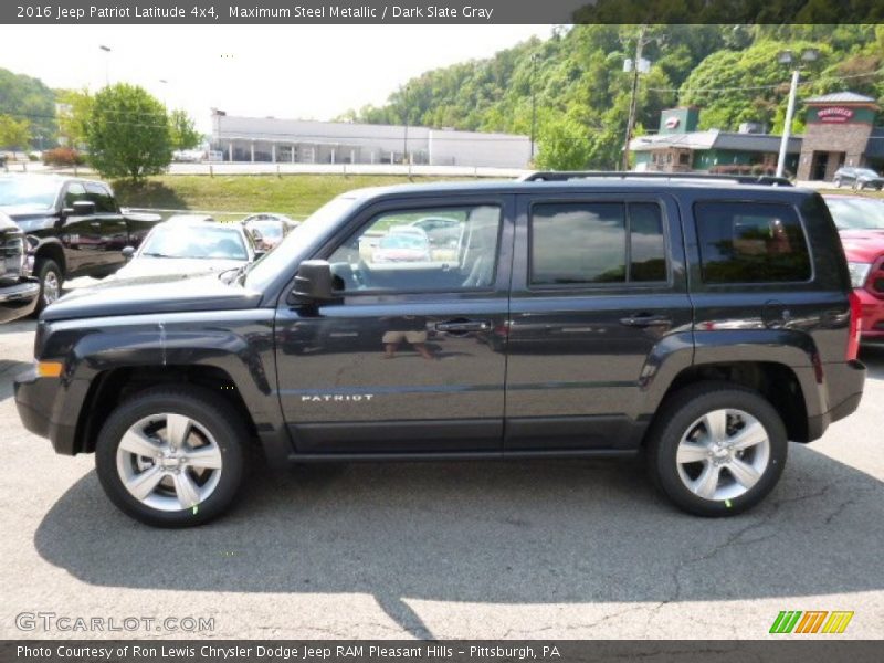 Maximum Steel Metallic / Dark Slate Gray 2016 Jeep Patriot Latitude 4x4