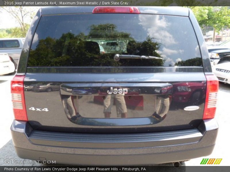 Maximum Steel Metallic / Dark Slate Gray 2016 Jeep Patriot Latitude 4x4