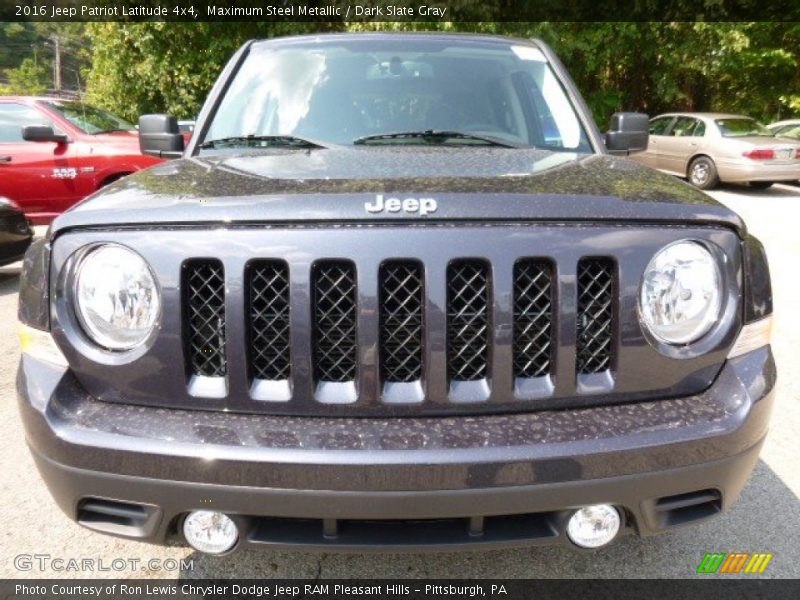 Maximum Steel Metallic / Dark Slate Gray 2016 Jeep Patriot Latitude 4x4