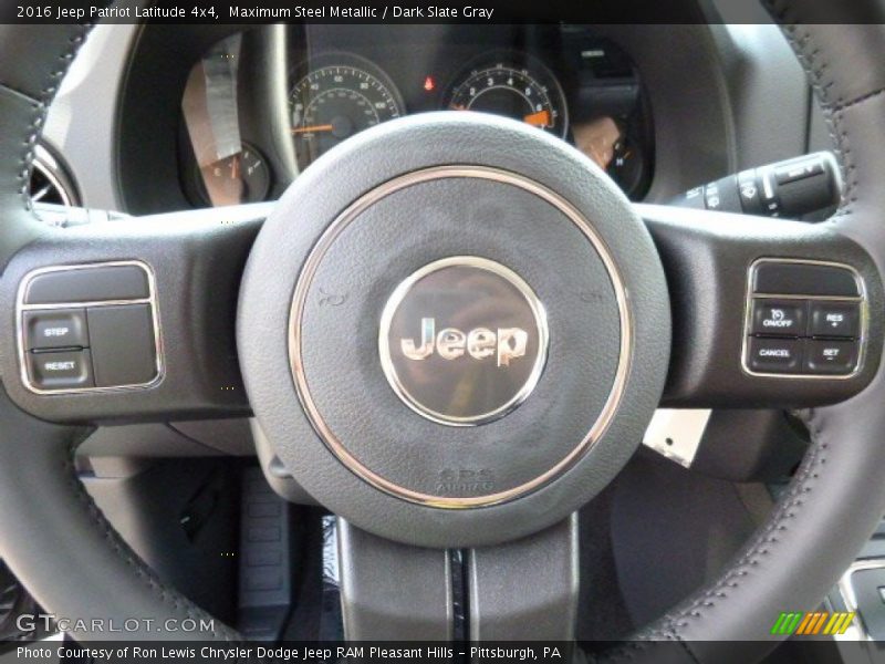 Maximum Steel Metallic / Dark Slate Gray 2016 Jeep Patriot Latitude 4x4