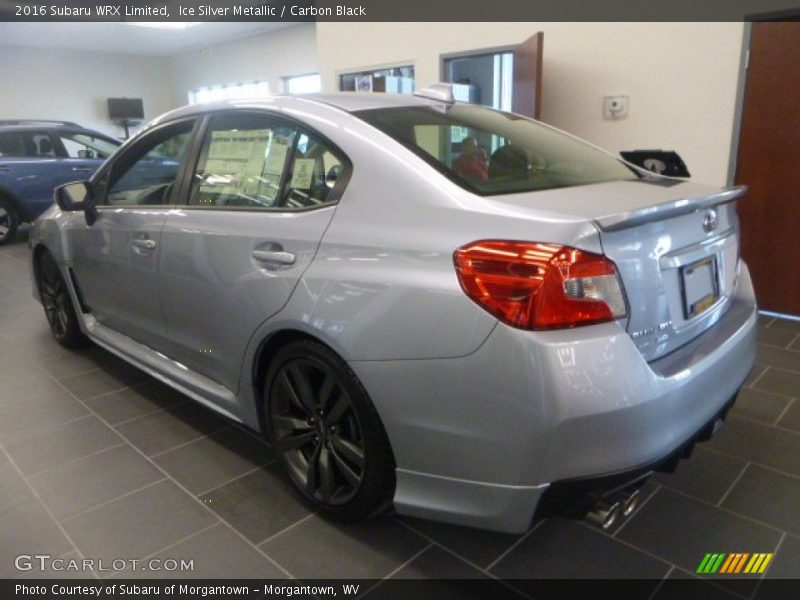 Ice Silver Metallic / Carbon Black 2016 Subaru WRX Limited