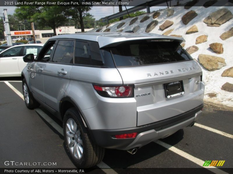 Indus Silver Metallic / Ebony 2015 Land Rover Range Rover Evoque Pure